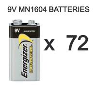 ENERGIZER INDUSTRIAL 9V ALKALINE 6LR61 PP3 SMOKE ALARM MN1604 BATTERIES LR22 LOT