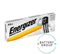 10 x Energizer AA Industrial Alkaline Batteries 1.5V LR6 MN1500