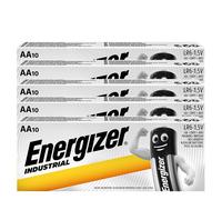 10 x Energizer AA Industrial Alkaline Batteries 1.5V LR6 MN1500