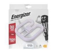Energizer LED 2D Lamp, GR8 2 Pin Base, 13W=28W, 1500 Lumens, 4000K Cool White, 30000 Hours