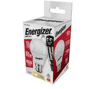 Energizer Led Bc (B22) Opal Gls Non-Dimmable Bulb, Warm White 806 Lm 8.2W (Pack Of 2)