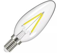 Energizer LED Bulb 5W = 40W SEC E14 2400K Warm White Dimmable Filament Candle
