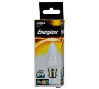 Energizer LED Candle 470lm Opal 5.9w Light Bulb B22 2700k - White - One Size