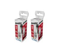 Energizer Led Es (E27) Opal Candle Non-Dimmable Bulb, Daylight 470 Lm 5.2W (Pack Of 2)