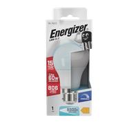 Energizer LED GLS B22 806lm 7.3W 6500K Daylight Light Bulb 1 Pack