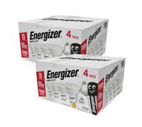 Energizer Led Gu10 Spotlight Bulb 4.2W (50W Replacement) - Pack Of 8 Led Bulbs (Cool White, 50W Equivalent Dimmable)