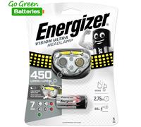 Energizer LED Head Light Torch Lamp Vision Ultra HD 200│300│350│400 │450 Lumens [EEK: A]
