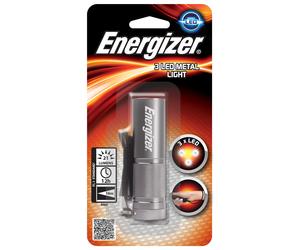 Energizer LED Metal Torch Grey Hand flashlight