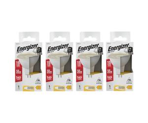 Energizer Led Mr16 Gu5.3 345Lm 3.6W 3000K (Warm White) Spotlight Downlight Light Bulb - Pack Of 4