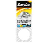 Energizer LED Recessed Tilt Downlight Kit, 5 W, Brushed Chrome