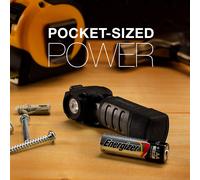 Energizer LED Torch, Hard Case Compact, Batteries Included,Black