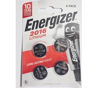 Energizer Lithium Battery CR2016 3V Ref E300520400 Pack 4 149376