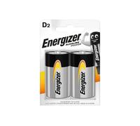 Energizer LR20 Type D Batteries Alkaline 1.5V - Pack of 2
