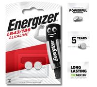 Energizer LR43 Battery 186 V12GA AG12 L1142 G12A 1.5v Coin Cell Batteries