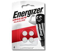 Energizer Button Cell Batteries LR44 1.5V Alkaline 4 Pieces