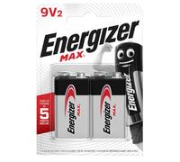 Energizer Max 9v Batteries Pack of 2
