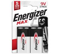 Energizer Max Power 9V Battery Heavy Duty Batteries 6F22 PP3 LR22 Smoke Alarm