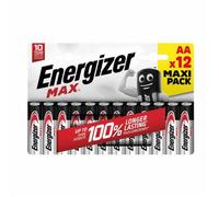 Energizer Max AA Alkaline Batteries (Pack 12) - E300836200