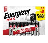 ENERGIZER Max AA Alkaline Batteries - Pack of 8