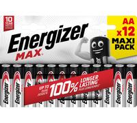 Energizer Max AA Batteries, Alkaline, 12 Pack