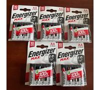 Energizer Max AA Battery 5 Packs Exp 2032 20 Batteries New Christmas Toys
