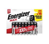 Energizer Max AA Battery – Alkaline – Pack of 16 (E303327500)