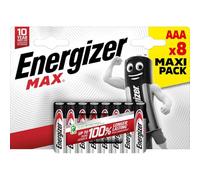 Energizer Max AAA Batteries - Pack of 8
