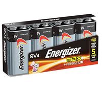 Energizer Max Alkaline 9 Volt, 4-Count