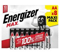 Energizer MAX Alkaline AA Batteries, 8 each