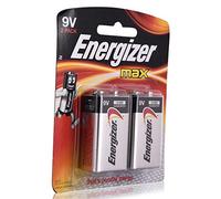 Energizer 9V Alkaline Battery Max 522 - Pack of 2