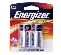 Energizer MAX Alkaline Batteries, C, 2 Batteries/Pack (E93BP2)