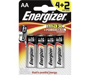 Energizer MAX E91 AA Batteries (Pack of 6)