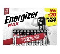 Energizer E303349600 Max AAA Battery Alkali-Manganese 1.5V 20 pc(s)