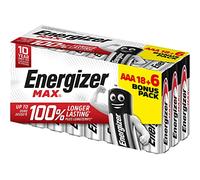 Energizer Max AAA Batteries 18 plus 6 Bonus Pack of 24, none