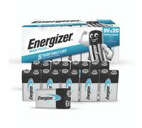 Energizer Max Plus 9V Battery PK20