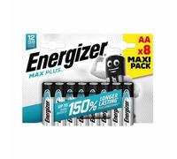 Energizer Max Plus AA Batteries 8 Pack