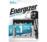 Energizer Max Plus Aa Alkaline Batteries - 4 Pack For Reliable Long-Lasting Power