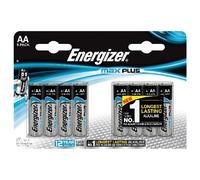 Energizer Alkaline Aa Battery, Pack Of 8