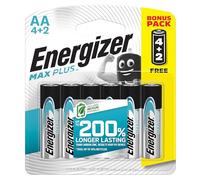 Energizer Max Plus AA Battery 6 Pack