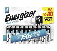 Energizer Max Plus AA Battery Alkali-Manganese 1.5V 20 pc(s) E304145600