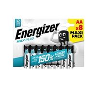 ENERGIZER Max Plus AA Alkaline Batteries - Pack of 8