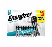 Energizer Max Plus AAA Alkaline Batteries, Pack of 8