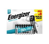 Energizer E303321300 Max Plus AAA Battery Alkali-Manganese 1.5V 8 ...