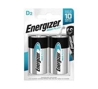 Energizer D Size Max Plus Alkaline Battery - Pack of 2
