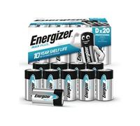 Energizer Max Plus D Alkaline Battery For Everyday Devices Pack of 20