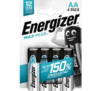 Energizer MaxPlus AA Alkaline Batteries, 4 each
