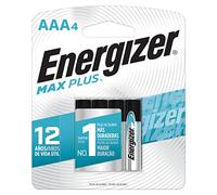 Energizer, MaxPlus AAA Alkaline Battery, 4 Batteries, White/Blue