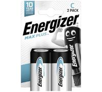 ENERGIZER Max Plus C Alkaline Batteries - Pack of 2