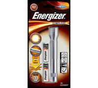 Energizer Metal LED Torch with 2 x AA Batteries Included