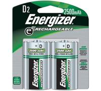 Energizer NH50BP-2 General Purpose Battery - 2200mAh - D - Nickel Metal Hydride (NiMH) (Energizer NH50BP-2)
